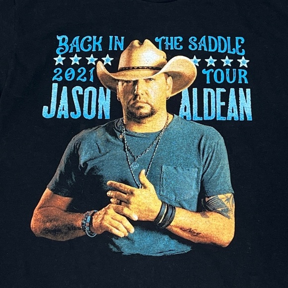 Jason Aldean Country Music 2021 Concert Tour USA Tshirt - Picture 3 of 5